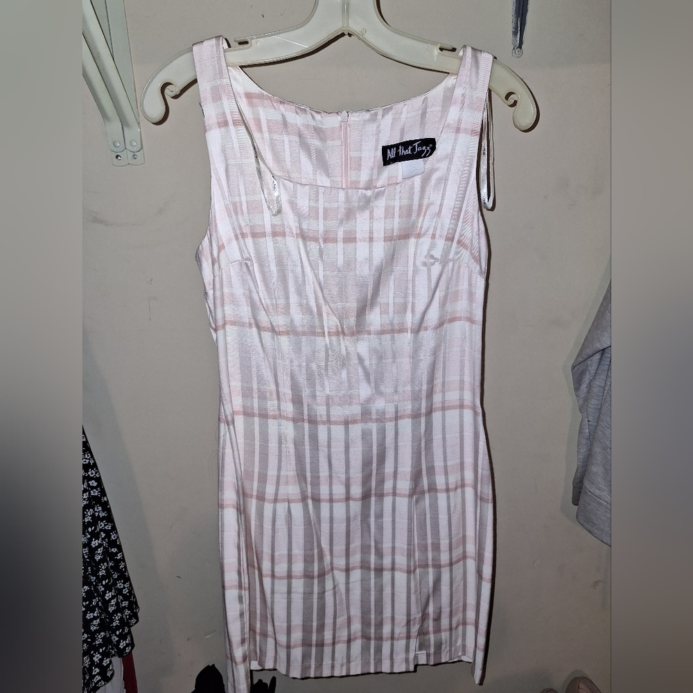 Vintage 1980s Pastel Pink Dress